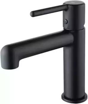 Смеситель для раковины «Iddis» Aiger AIGBL00i01 чёрный матовый