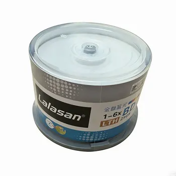 Диск blu-ray LTH золотистого цвета BDR, 25 г, 6 шт, BD-R 25 Гб, чистый медиа, 50 шт./бочка