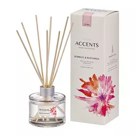 BOLSIUS Арома диффузор + палочки Bolsius Accents Bubbles & Blessings 100.0