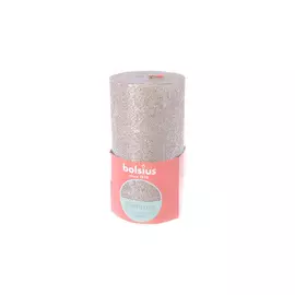 BOLSIUS Свеча рустик Shimmer шампань 428