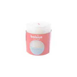 BOLSIUS Свеча рустик Shimmer слоновая кость 274