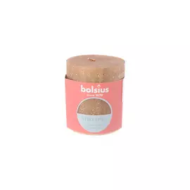 BOLSIUS Свеча рустик Shimmer золотая 274
