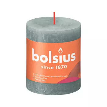 BOLSIUS Свеча рустик Shine эвкалиптовый зеленый 260