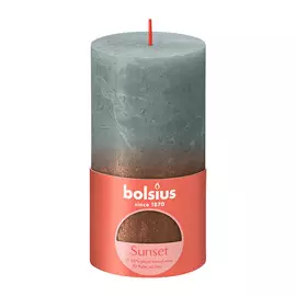 BOLSIUS Свеча рустик Sunset эвкалипт+медь 415