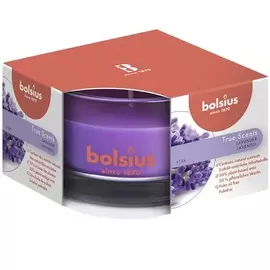 BOLSIUS Свеча в стекле арома True scents лаванда 302