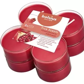 BOLSIUS Свечи чайные арома Bolsius True scents гранат