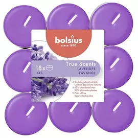 BOLSIUS Свечи чайные арома Bolsius True scents лаванда