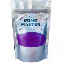 BOMB MASTER Мерцающая соль для ванны с хайлайтером, фиолетовая 1.0