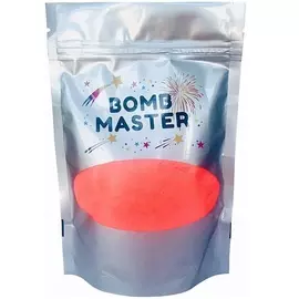 BOMB MASTER Мерцающая соль для ванны с хайлайтером, оранжевая 1.0