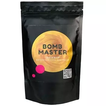 BOMB MASTER Шиммер - мерцающая соль для ван, оранжевый 1.0
