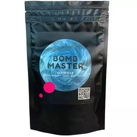 BOMB MASTER Шиммер - мерцающая соль для ванн, бирюзовый 1.0