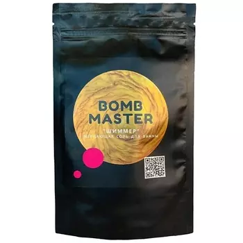 BOMB MASTER Шиммер - мерцающая соль для ванн, кофейный 1.0