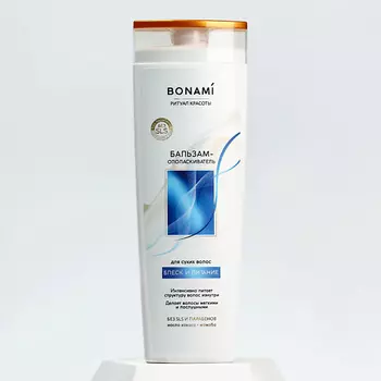 BONAMI Бальзам для волос с маслом кокоса и жожобы, блеск и питание 400.0