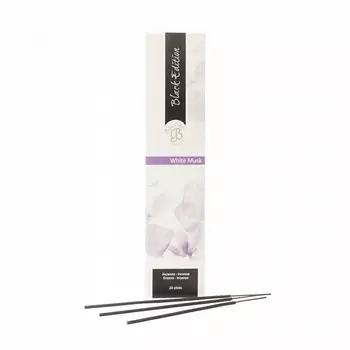 BOLES D'OLOR Ароматические палочки, благовония Белый мускус White Musk (Black Edition) 20