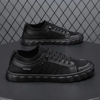 Fly Weave Shoes Мужские летние дышащие лоферы Мужская обувь Повседневная обувь 39