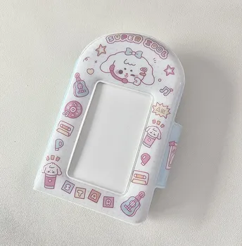 Kawaii Rabbit Kpop держатель для фотокарт 3-дюймовый фотоальбом Idol 32 кармана для хранения фотографий книжный дисплей защитный держатель для фотокарт 32slots style 1