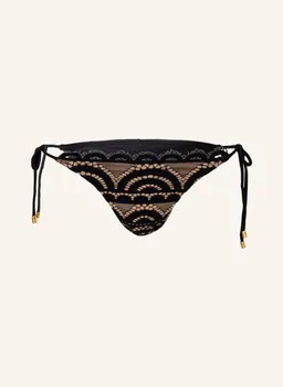 Треугольные плавки бикини lace tie teeny Pq, черный