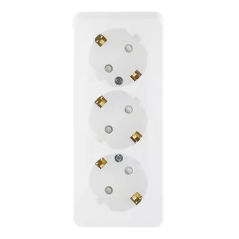 Розетка Systeme Electric Этюд накладная белая со шторками (PA16-012B)