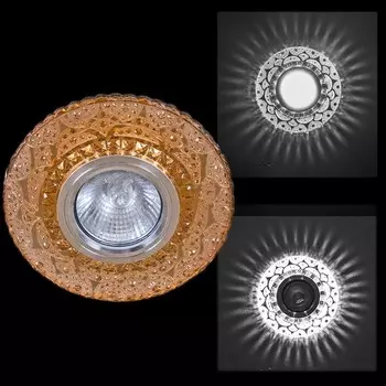 Встраиваемый светильник с LED подсветкой Reluce 00498-9.0-001CNB MR16+LED3W TEA (1390246)