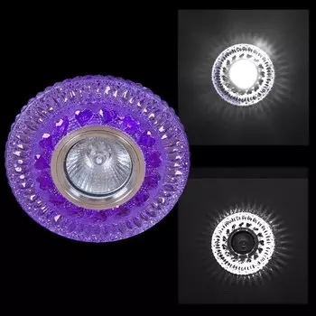 Встраиваемый светильник с LED подсветкой Reluce 00499-9.0-001CNB MR16+LED3W PP (1390253)