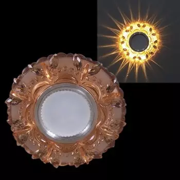 Встраиваемый светильник с LED подсветкой Reluce 22004-9.0-001PL MR16+LED3W TEA (1398507)