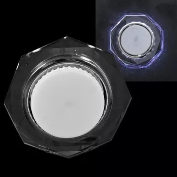 Встраиваемый светильник с LED подсветкой Reluce 53305-9.0-001LF GX53+LED4W BK (1390106)