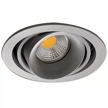 Встраиваемый светильник Donolux Dl18615/01WW-R Silver Grey/Black