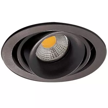 Встраиваемый светильник Donolux Dl18615/01WW-R Shiny black/Black