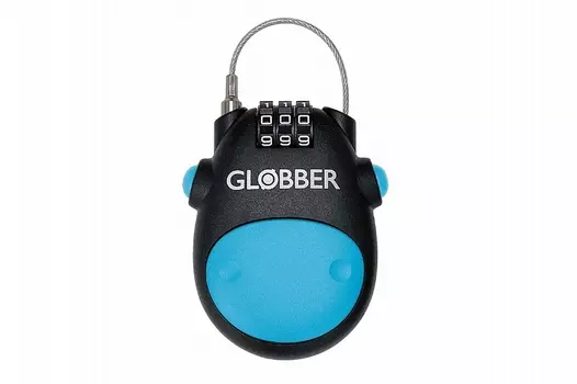 Замок-трос Globber Lock Голубой