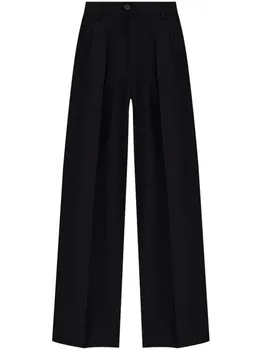 A.P.C. прямые хлопковые брюки, черный