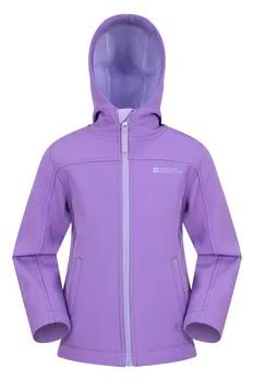 Детская непромокаемая куртка из софтшелла Exodus Mountain Warehouse, фиолетовый