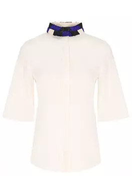 Блуза шелковая ALEXANDER MCQUEEN