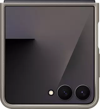 Клип-кейс Samsung Kindsuit Case Z Flip7 Серо-коричневый