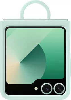 Клип-кейс Samsung Silicone Case для Galaxy Z Flip7 FE/Z Flip6 Мятный