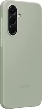 Клип-кейс Samsung Silicone Case Galaxy A56 5G Серо-зелёный