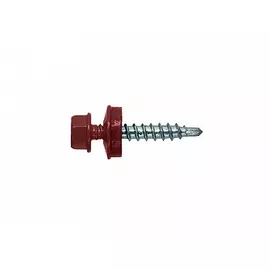 Саморез КР св. 4,8х28 Ral-3005 (винно-красный) (60 шт.) конт.