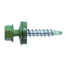 Саморез КР св. 4,8х28 Ral-6005 (зеленый) (60 шт.) конт.