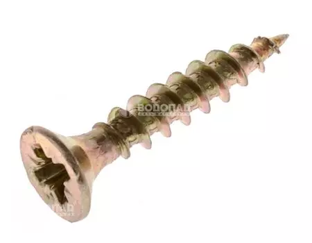 Саморез универсальный желт. 3,5х16 пот. гол. (200 шт), конт.