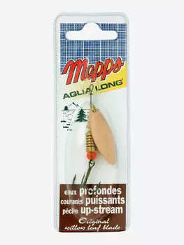 Блесна вращающаяся MEPPS "Aglia Longue CU" №1+ (6г) блистер, Красный