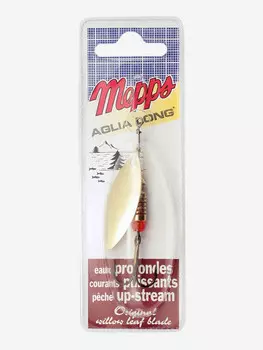 Блесна вращающаяся MEPPS "Aglia Longue OR" №4 (17 г) блистер, Золотой