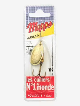 Блесна вращающаяся MEPPS "Aglia OR" №3 (6.5 г) блистер, Золотой