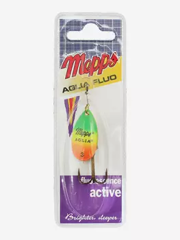 Блесна вращающаяся MEPPS "Aglia OR/TIGER" №3 (6,5г) блистер, Желтый
