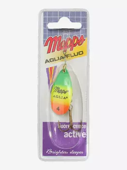 Блесна вращающаяся MEPPS "Aglia OR/TIGER" №4 (9г) блистер, Желтый