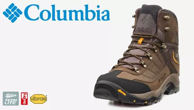 Ботинки мужские Columbia Daska Pass III Titanium Outdry, Коричневый, размер 40