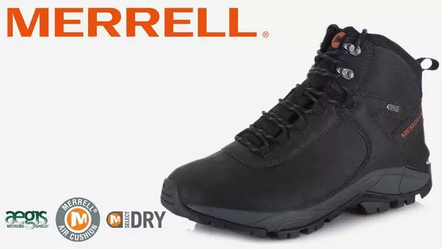 Ботинки мужские Merrell Vego, Черный, размер 39