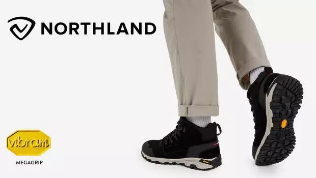 Ботинки мужские Northland Wels Mid, Черный, размер 39