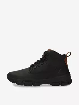 Ботинки мужские Skechers Round Toe Mid Top Lace Up Boo, Черный, размер 40
