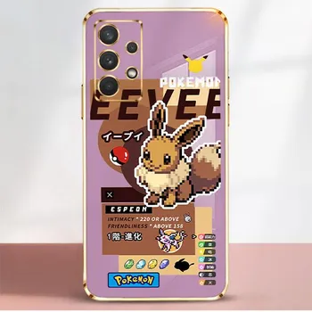 Cute Pokemon 3 Case For Samsung Galaxy A52 A12 A51 A32 A21s A71 A50 A22 A31 A72 A02s A13 A53 A11 Colorful Soft Phone Cover Funda Samsung A02s