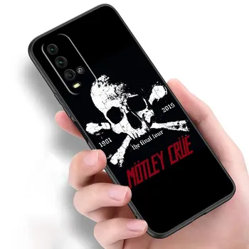 Силиконовый чехол для телефона «Рок-н-ролл» с крутым черепом для Xiaomi Redmi Note 11 10 9 8 Pro 11T 10T 10S 9S 8T 9 9A 9C 9T, черный чехол Redmi 9