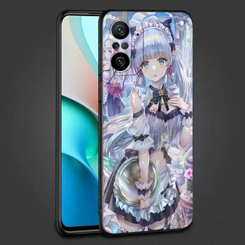 Чехол для Xiaomi Redmi Note 11 10 9 8 Pro 12 10C 9S 10S 11S 9A 9T 9C 10A 7 K40 8T силиконовый чехол для телефона Genshin Impact Girl Fundas Redmi 8